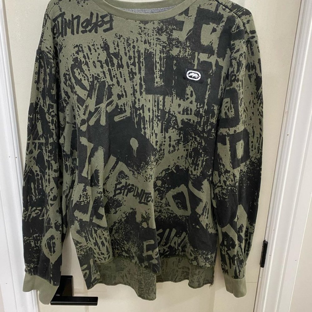 ECKO Unlimited Men's Waffle Shirt - Camouflage